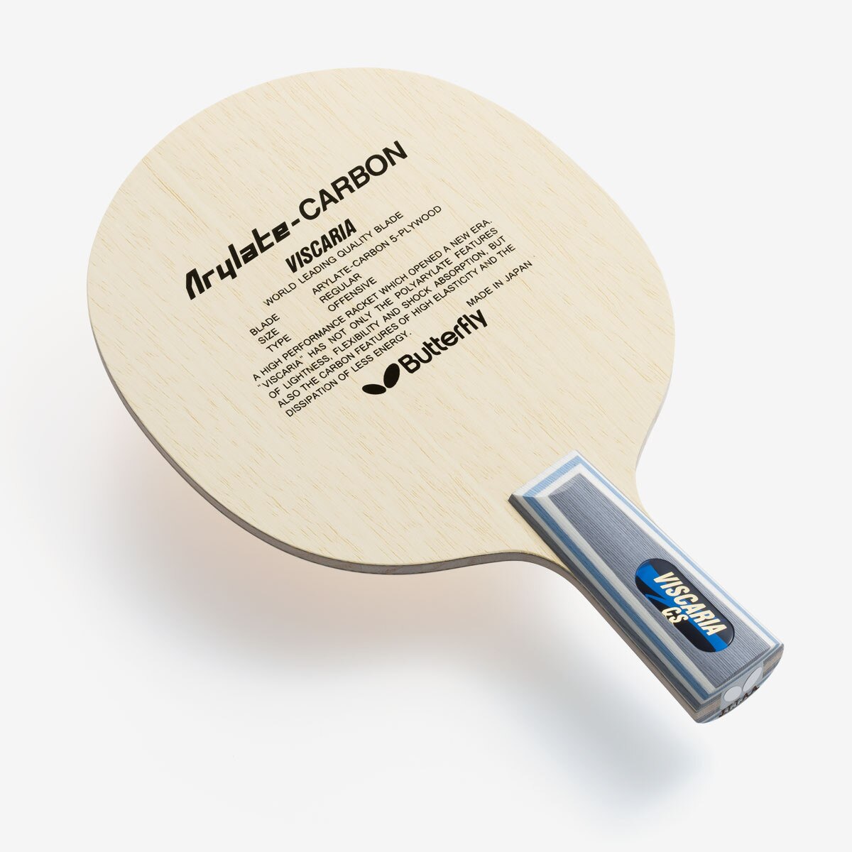Butterfly Viscaria CS: Butterfly Chinese Style Penhold Blade